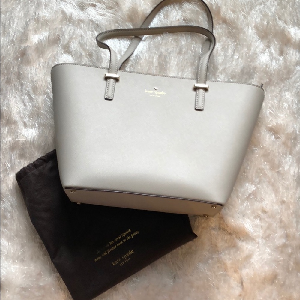 Grey Kate Spade Tote